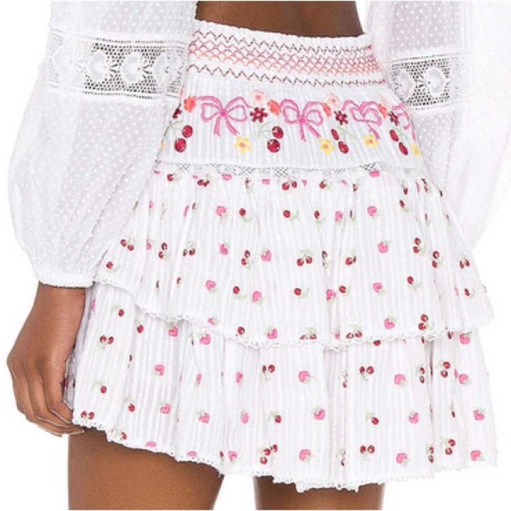 LoveShackFancy Talma Skirt size L